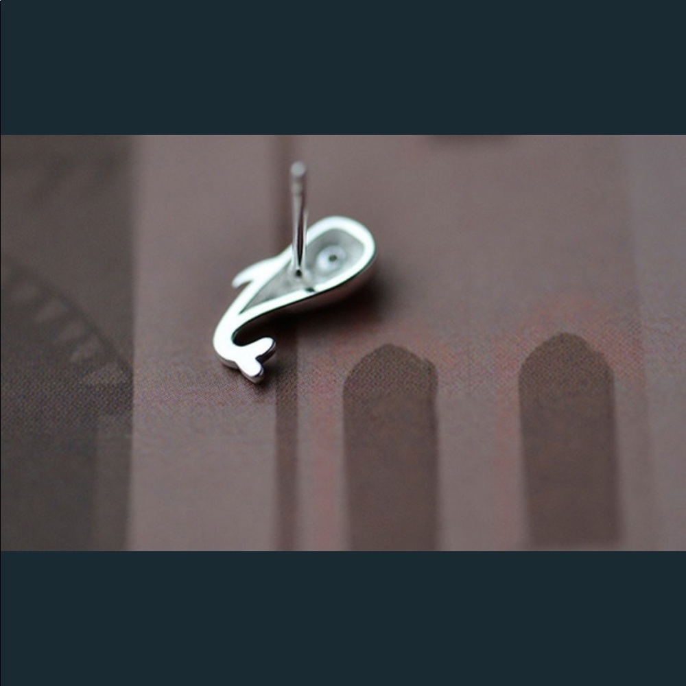 Adorable small whale earrings - Picture 4 of 5
